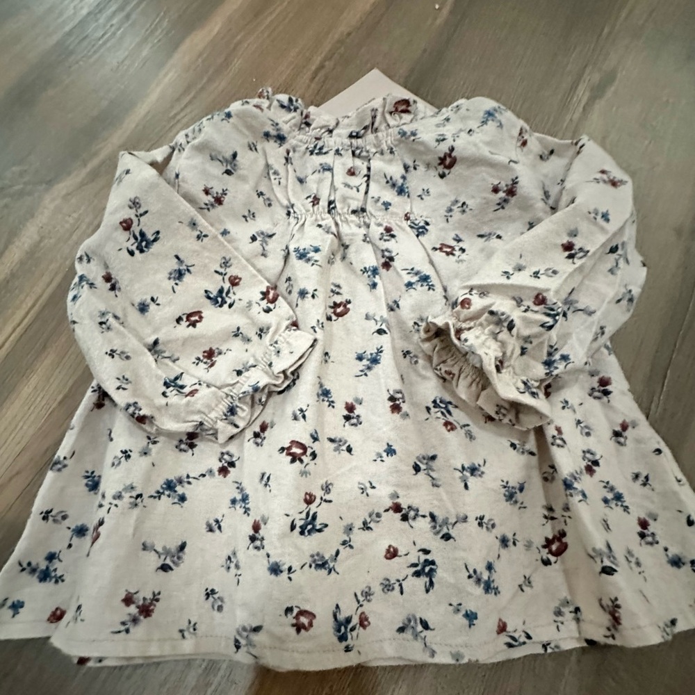Bunny Love (made with love) NWT brushed cotton floral prairie blouse